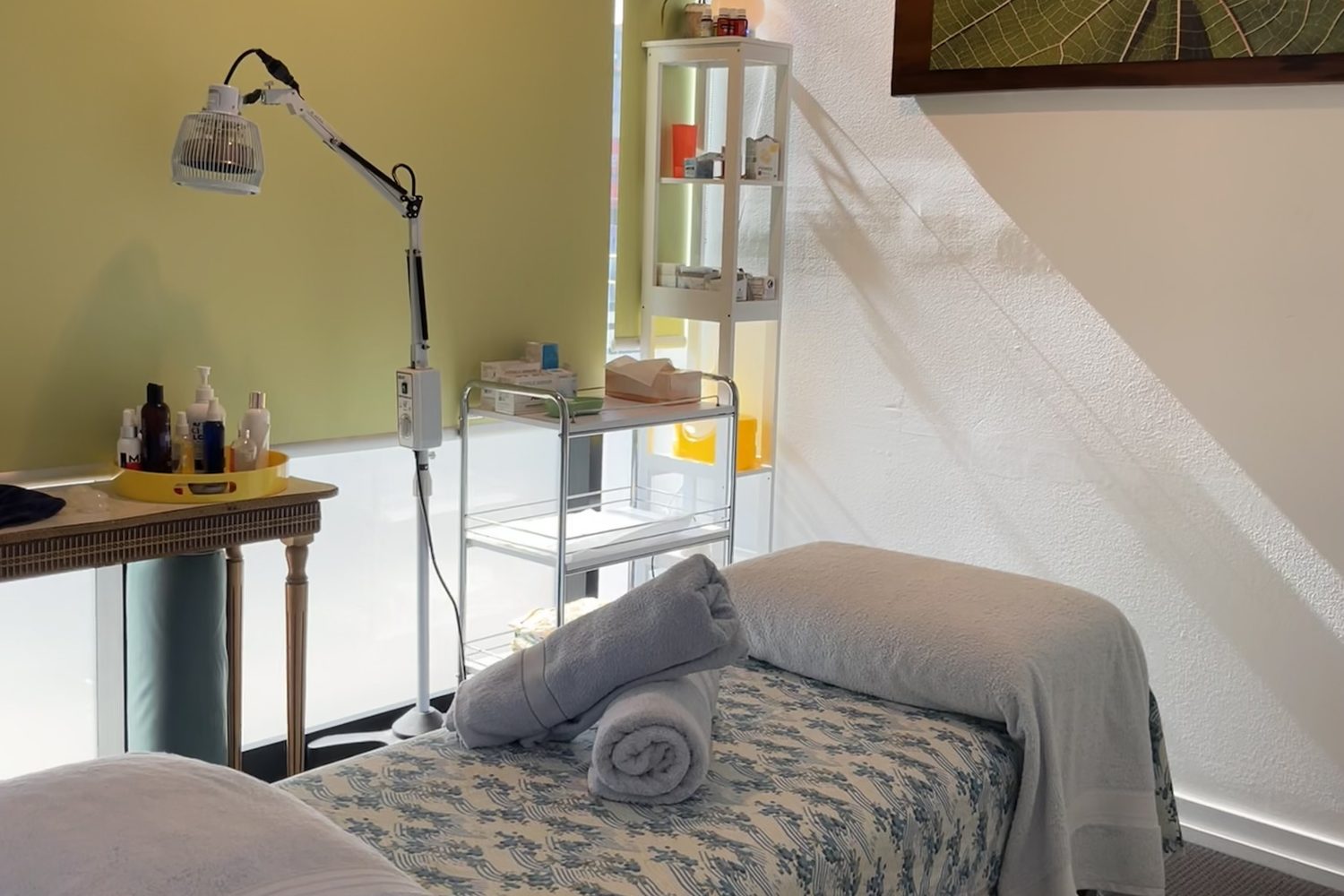 Treatment room at Vantage Point Acupuncture