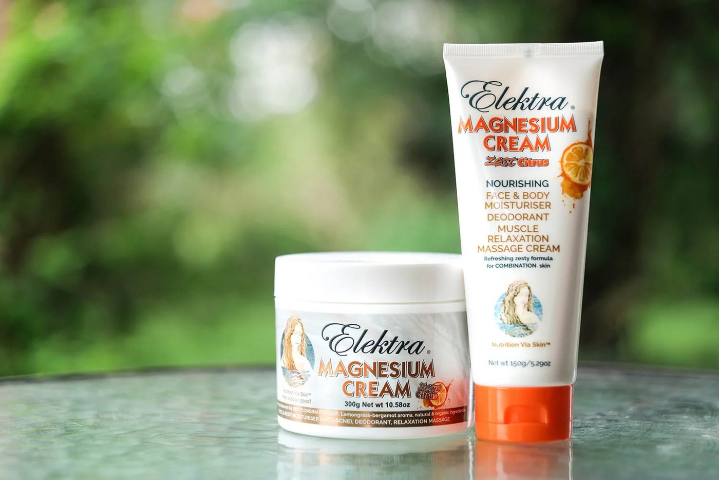 Elektra Zest Citrus Magnesium Cream range